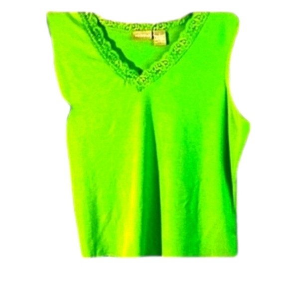 Field Gear L Lacey Sleeveless Tank Top - Picture 1 of 4